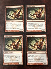 Hellkite Igniter X4 Mirrodin Besieged Ex Conditions see pics Front Back
