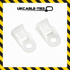 Cable Tie Eyelet Cable Ties Base Natural / White Tie Wrap Zip Tie Up to 4.8mm