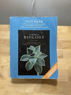 Campbell Biology 9th Edition Test Bank by Louise Paquin + AP Prep Series Used | eBay