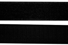 Klettband schwarz 20 -100 mm breit je 1m  Haken- und Flauschband