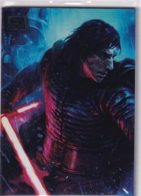 Topps Star Wars Galaxy No. 71 The Duel: Kylo Ren