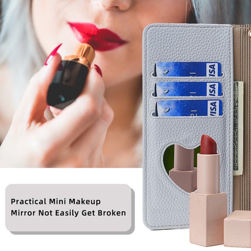 For iPhone 15 Pro Max 14 13 12 X 8 7 Crossbody Card Wallet Flip Stand Case Cover - Picture 34 of 43
