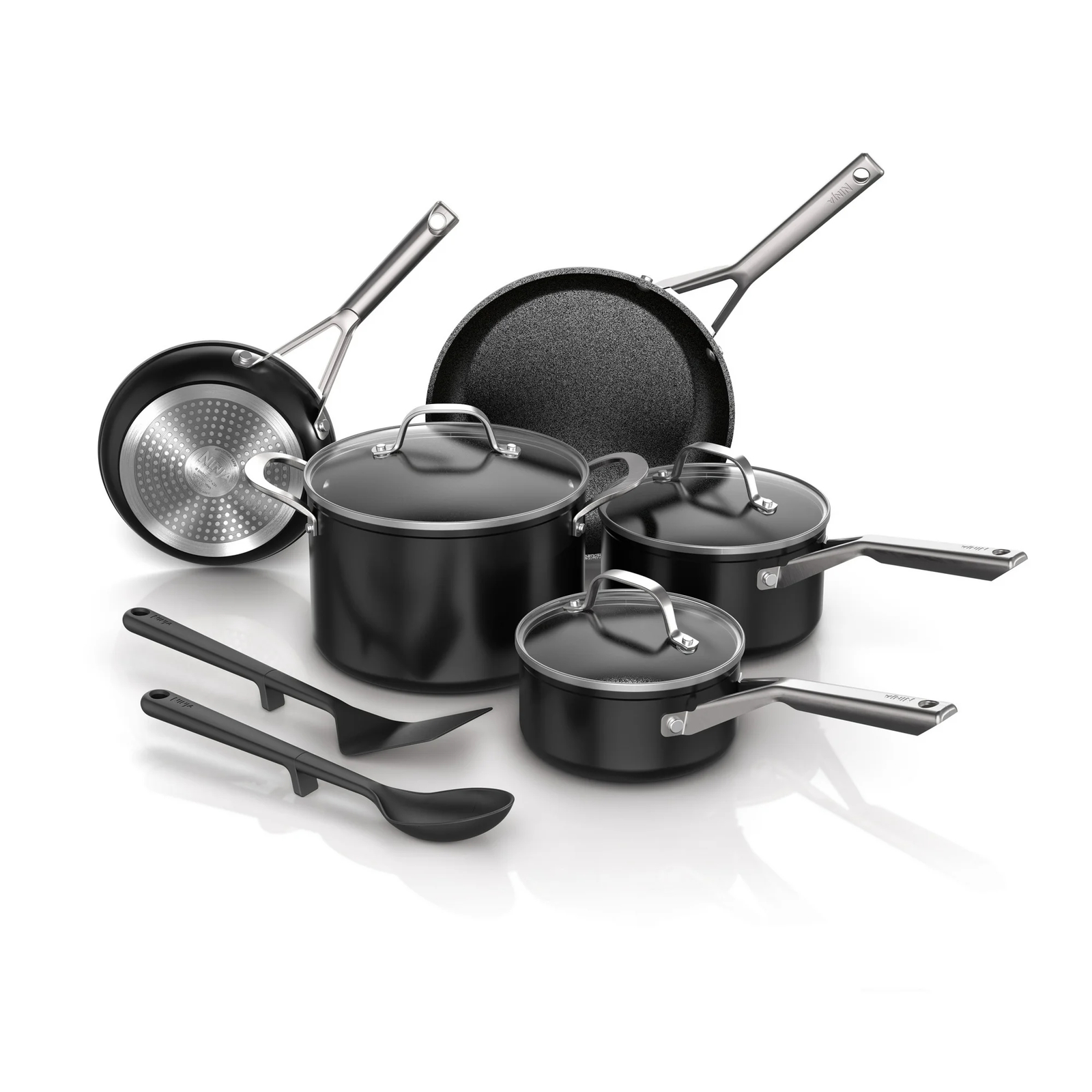 Ninja NeverStick Essential 10-Piece Nonstick Aluminum Cookware Set-image