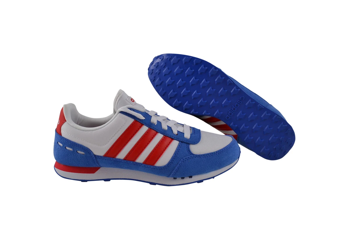 Brein Toegepast Vertrouwelijk Adidas Neo City Racer weiß/blau/rot Sneaker/Schuhe | eBay