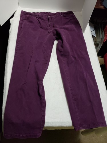 Gloria Vanderbilt Womens Purple Jeans 