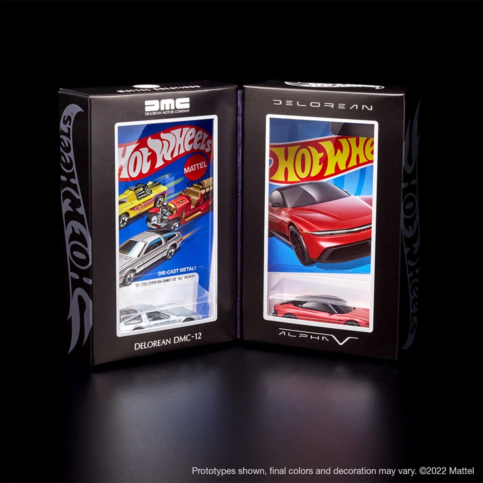 CLEARANCE Hot Wheels 2023 RLC DeLorean DMC-12 & Alpha5 Collector Set HRG98