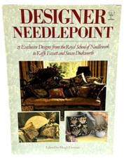 Needlepoint Petit Point Cross Stitch Patterns Book EUC Fassett Duckworth Ehrman