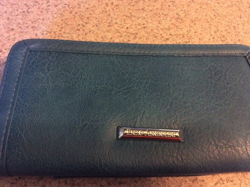 NUEVA PULSERA BILLETERA ENZO ANGIOLINI AZUL CREMALLERA