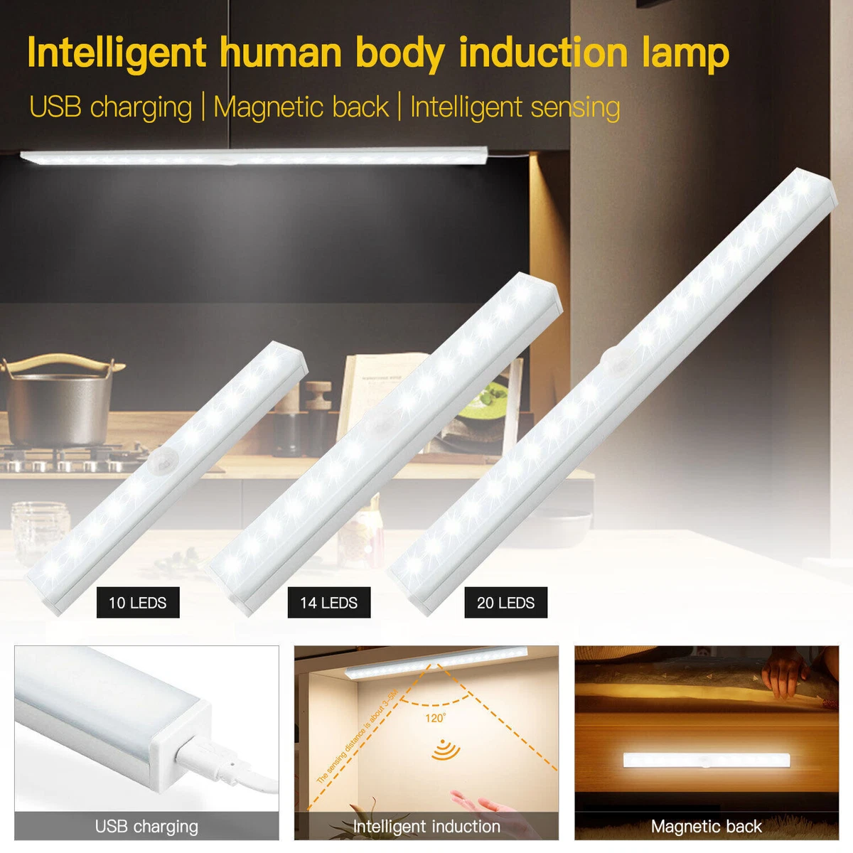 Motion sensor closet light clearance plug in