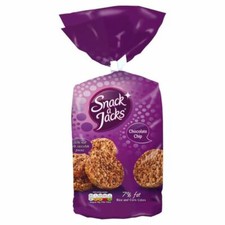 Snack a Jacks Chocolate Chip Rice Cakes 180g (Pack of 2)