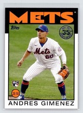 2021 Topps - 1986 Topps Baseball 35th Anniversary Andres Gimenez #86B-46 RC Mets