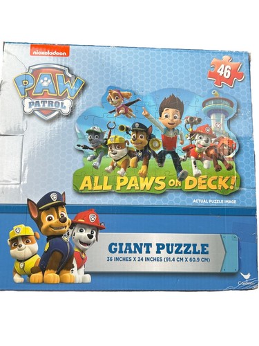 Paw Patrol 46 piece Giant 36” X 24” Floor Puzzle Complete - 第 2/2 張圖片