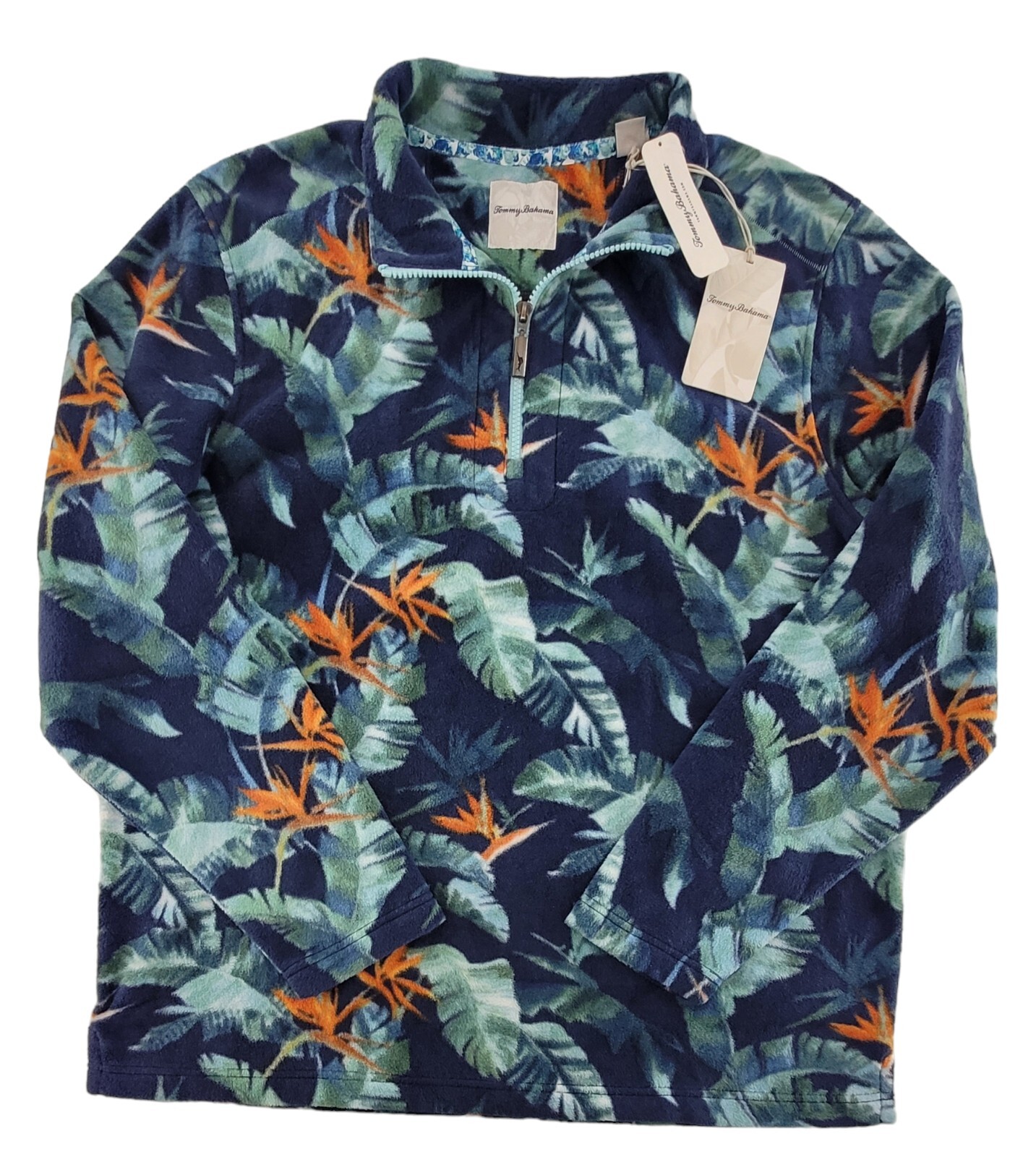 Tommy Bahama Cloud Peak 1/2 Zip in Sangria Red - Big Sizes