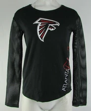 Atlanta Falcons NFL Outerstuff Women's Mesh Long Sleeve T-Shirt