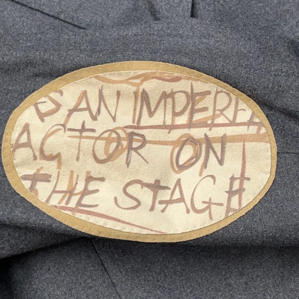 Abrigo deportivo LARDINI Blazer actor en el escenario parche en el codo lana elástica para hombre L 44 Foto 3 de 4