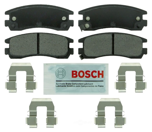 Disc Brake Pad SetBlue Brake Pads with Hardware Rear Bosch BE814H for