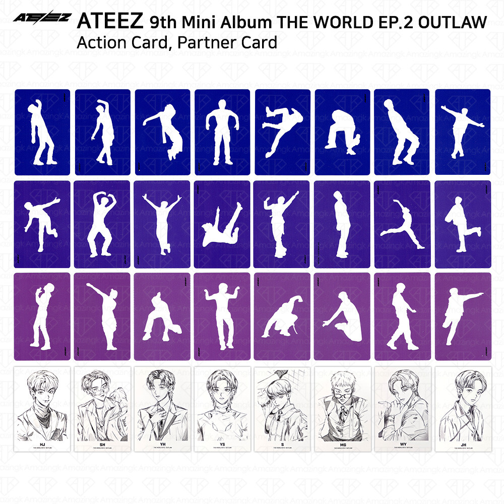 ATEEZ 9th Mini Album THE WORLD EP.2 OUTLAW Official Action ATEEZ 9th Mini Album THE WORLD EP.2 OUTLAW Official Action