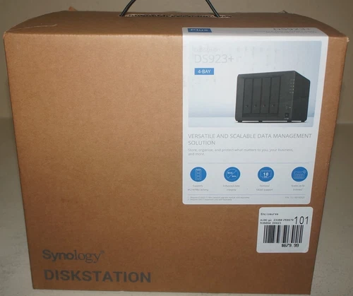 New Synology SYN-DS923+ Plus 4-Bay NAS Enclosure DiskStation Storage System