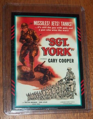 2011 Panini Americana Movie Posters Gary Cooper Swatch Card /499