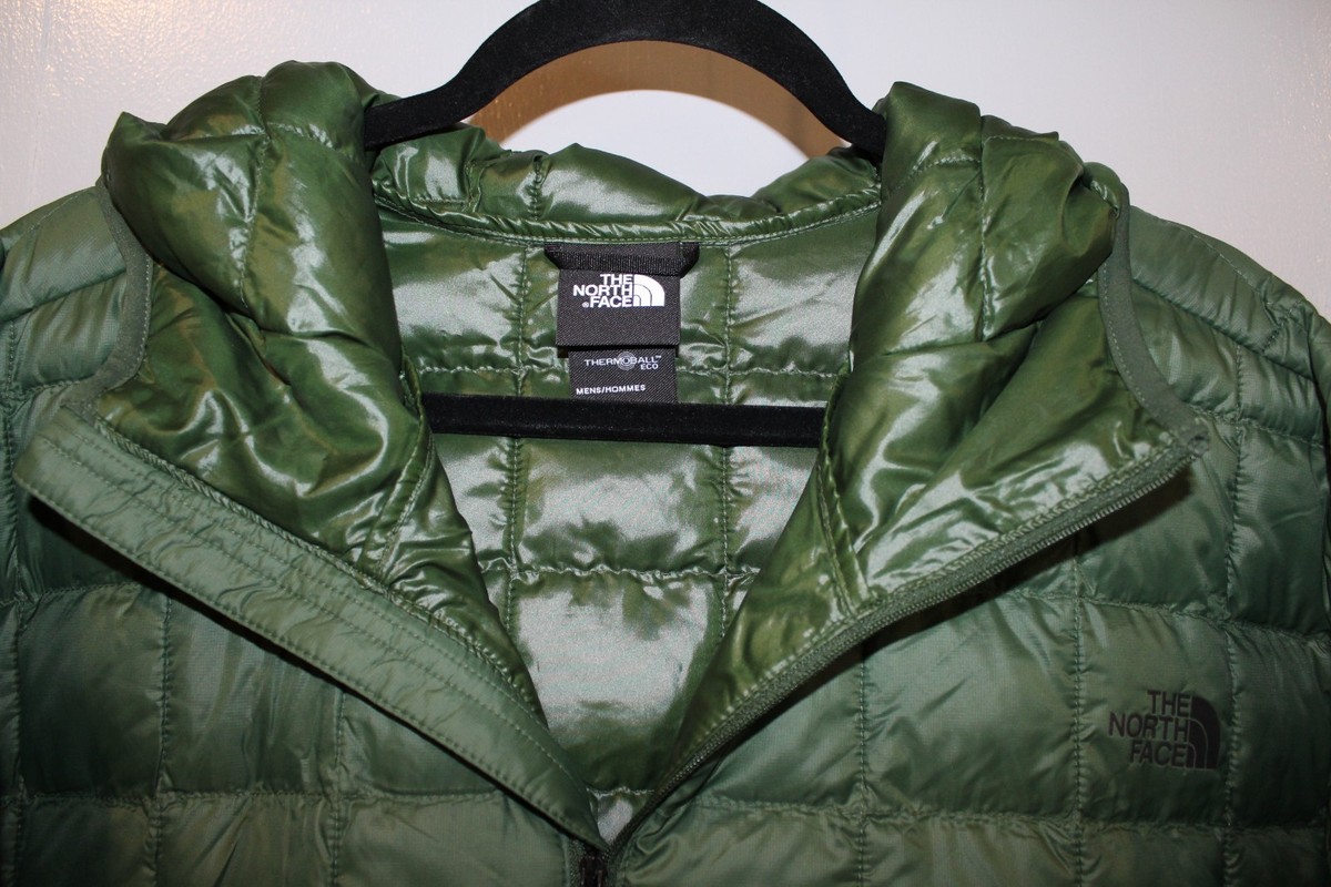 THE NORTH FACE MEN'S BIG TBALL ECO HOODED JACKET GREEN SZ 3XL NWT