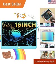 16-Inch LCD Writing Tablet   Eye-Protected Colorful Doodle Board for Kids