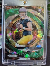 2024 Panini Prizm JJ McCarthy RC Rookie Portals Green Cracked Ice #7
