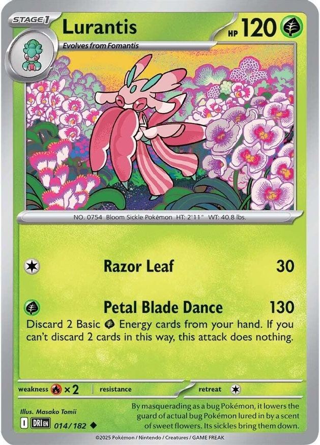 Pokemon Lurantis (14/261) Destined Rivals NM