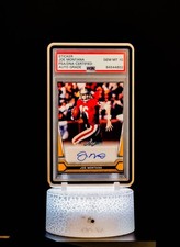 Joe Montana 2021 Leaf Multi-Sport Gold Auto #BA-JM1 / PSA Autograph GEM MT 10