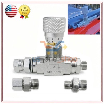 Hydraulic Flow Control Valve - STB-G3/8 - Mini Excavator - AGT -3/8'' L08