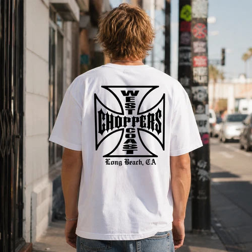 Men'S Trendy T-Shirt Featuring a Unique West Coast Choppers Letter Print shirt - product listing photo