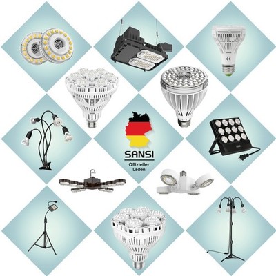 Grow LED Pflanzenlampe Vollspektrum Gewächshaus Hydro 4000K 10W-120W E27 CE