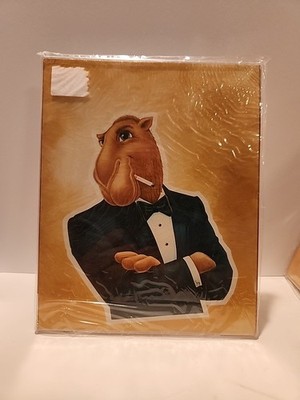 JOE CAMEL CAMEL CIGARETTES Vintage 8''X10'' Print W/Stand NOS 1990's Advertising 