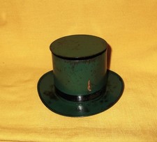 ANTIQUE IRISH LEPRECHAUN HAT METAL CANDY CONTAINER