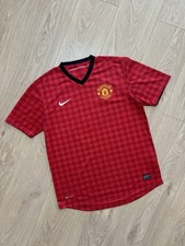 Vintage Nike Manchester United 2012-13 Home Soccer Jersey Football Shirt Size M