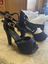 High Heels Platform Pumps with Ankle Strap Sandals
