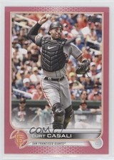 2022 Topps Update Mother's Day Hot Pink 41/50 Curt Casali #US94 12ec