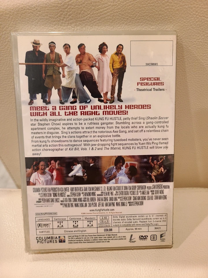 Kung Fu Hustle (DVD, 2004) Chinese Stephen Chow, Wah Yuen, Qiu Yuen 功夫 - Image 2 of 2