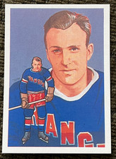 Art Coulter #185 New York Rangers 1987 Hockey Hall of Fame Cartophilium Card
