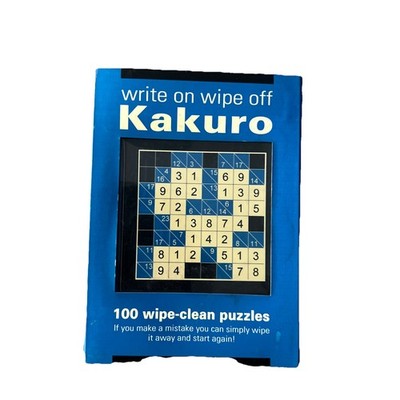 Write On Wipe Off Kakuro 