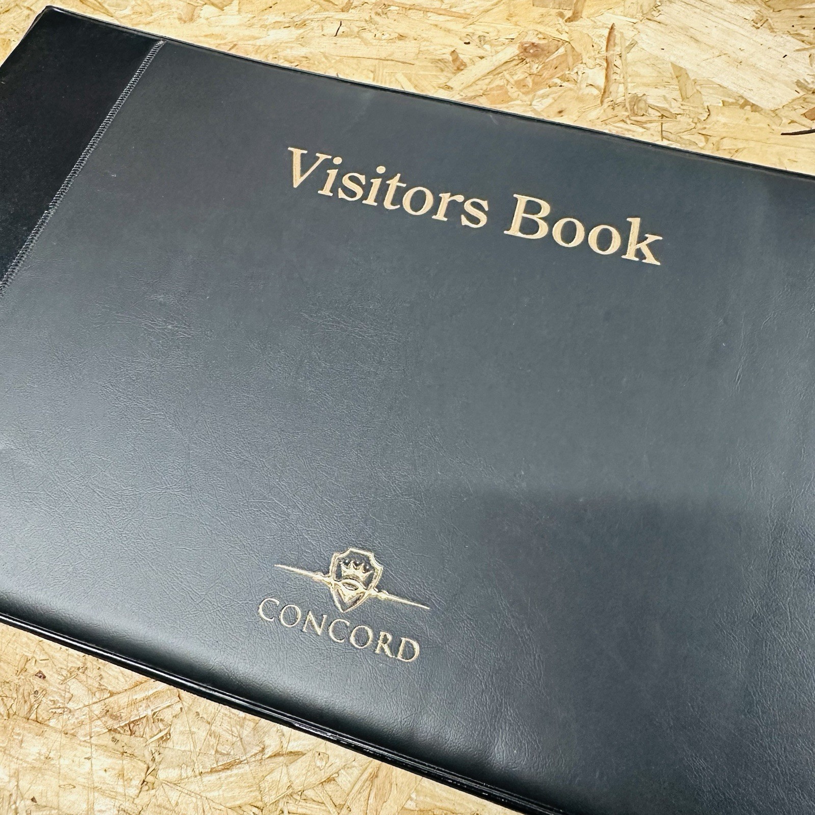 Concord Visitor Record Book Black 85710/CD14