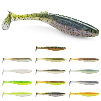 Rapala Crushcity The Kickman Appât En Caoutchouc Perche Sandre Brochet - Photo 1/3