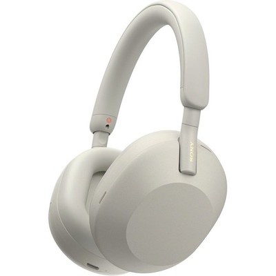 NEW Sony - WH-1000XM5 Wireless Noise Cancelling Over-the-Ear Headphones - Silver
