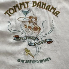 Tommy Bahama Shirt Mens XL Silk Hotel Bombay Lounge Camp Loop Collar Pin Up