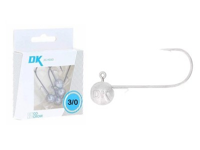 Deka Jigköpfe  - Gr. 3/0 silber - 5 - 24 g - super scharf - Made in Japan