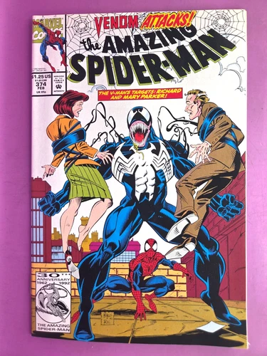 THE AMAZING SPIDER-MAN   #374   VF/NM   1993  B&B COMBINE SHIP BX2426