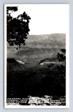FRASHERS RPPC Colorado River Angel's Window Kaibab Lodge Grand Canyon Postcard