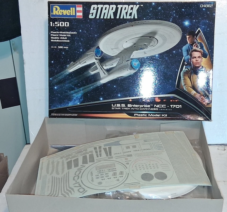 NIOB INCOMPLETO SIN INSTRUCCIONES/INICIADO REVELL 04882 1/500 MODELO EMPRESARIAL ENVÍO Foto 2 de 4