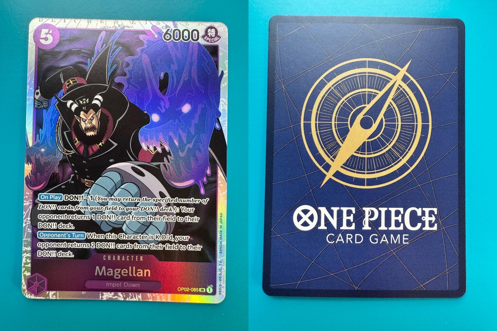Magellan (085) OP02-085 Super Rare Paramount War One Piece Foil Near Mint