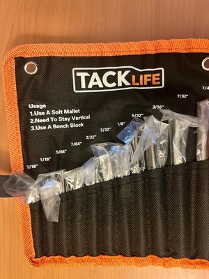 Tacklife rolling pin punch set - 11 piece - high quality - Brand New