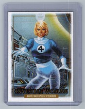 2024 Marvel Masterpieces '92 Platinum - LEATHER - Invisible Woman #39
